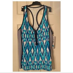 NWT Beach House Tankini swimsuit top Size 16